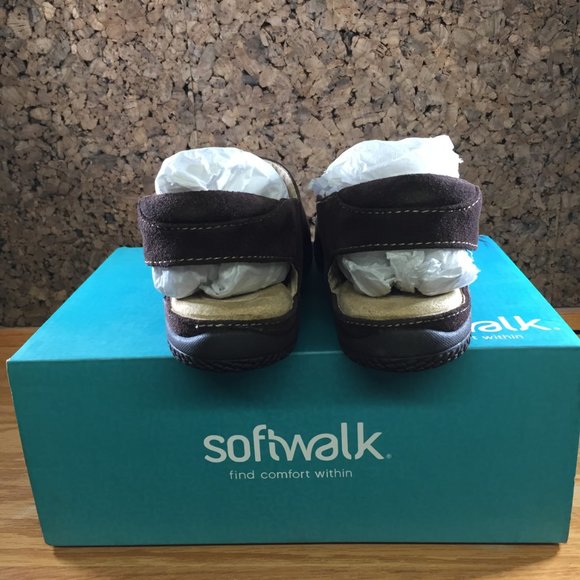 Softwalk Women's Holland Sandal Dark Brown 7.5 NWT - Picture 4 of 7